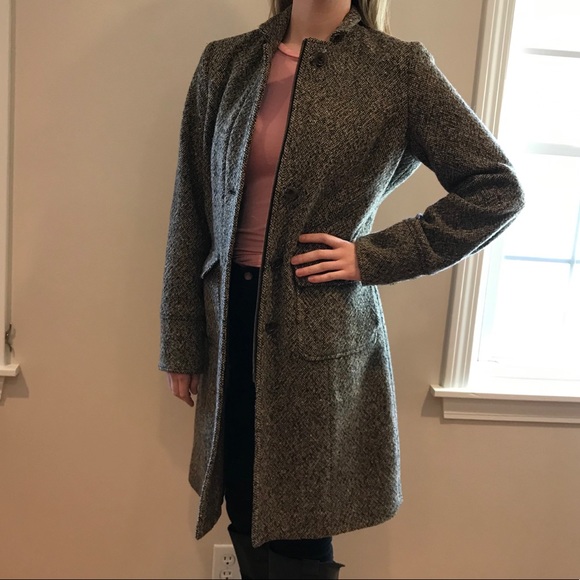 tweed winter coat